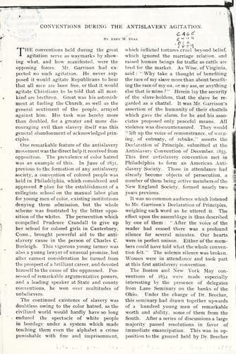 Tapa de Conventions during the antislavery agitation