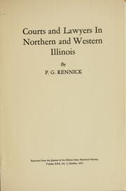 Tapa de Courts and lawyers in northern and western Illinois