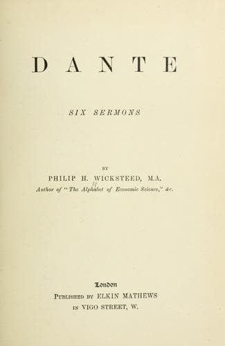 Tapa de Dante
