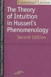 Tapa de La théorie de l'intuition dans la phénoménologie de Husserl