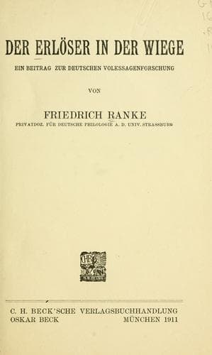Tapa de Der Erlöser in der Wiege
