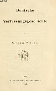 Tapa de Deutsche Verfassungsgeschichte