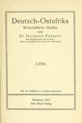 Tapa de Deutsch-Ostafrika