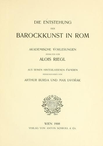 Tapa de Die Entstehung der Barockkunst in Rom
