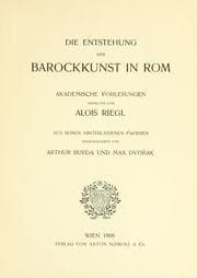 Tapa de Die Entstehung der Barockkunst in Rom