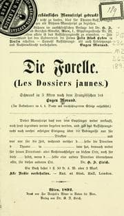 Tapa de Die Forelle