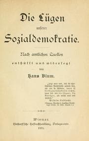 Tapa de Die Lügen unserer Sozialdemokratie