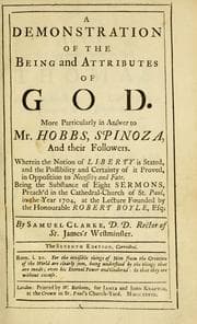 Tapa de A discourse concerning the being and attributes of God