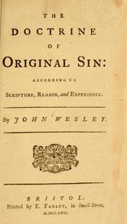 Tapa de The doctrine of original sin