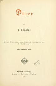Tapa de Dürer