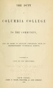 Tapa de The duty of Columbia College to the community
