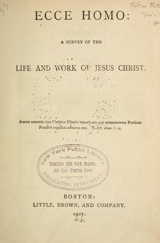 Tapa de Ecce Homo