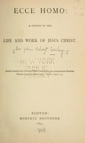 Tapa de Ecce Homo
