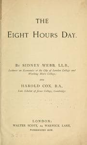 Tapa de The eight hours day