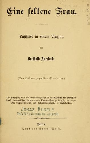 Tapa de Eine seltene Frau
