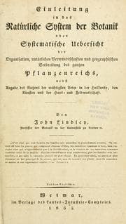 Tapa de Einleitung in das natürliche System der Botanik