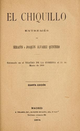 Tapa de El chiquillo
