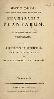 Tapa de Enumeratio plantarum