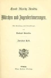 Tapa de Ernst Moritz Arndts ausgewählte Werke