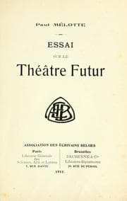 Tapa de Essai sur le th©©Øtre futur