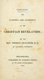 Tapa de The evidence and authority of the Christian revelation