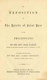 Tapa de An exposition of the Epistle of Saint Paul to the Philippians