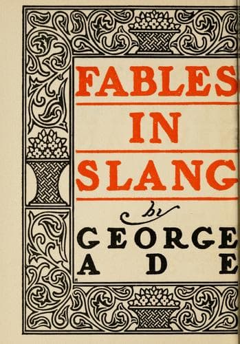 Tapa de Fables in slang