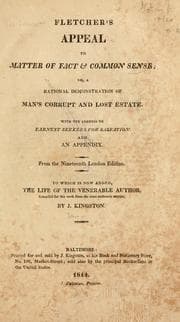 Tapa de Fletcher's appeal to matter of fact & common sense