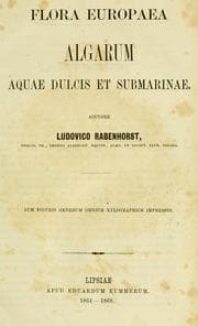Tapa de Flora europaea algarum aquae dulcis et submarinae