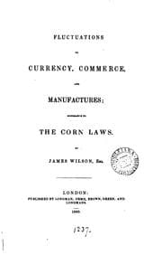 Tapa de Fluctuations of currency, commerce, and manufactures