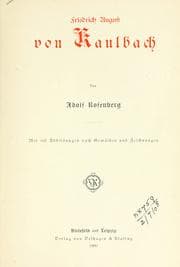 Tapa de Friedrich August von Kaulbach