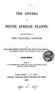 Tapa de The genera of South African plants