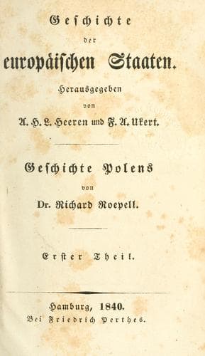Tapa de Geschichte Polens.