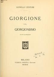 Tapa de Giorgione e il giorgionismo