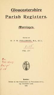 Tapa de Gloucestershire parish registers