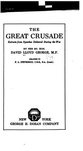 Tapa de The great crusade