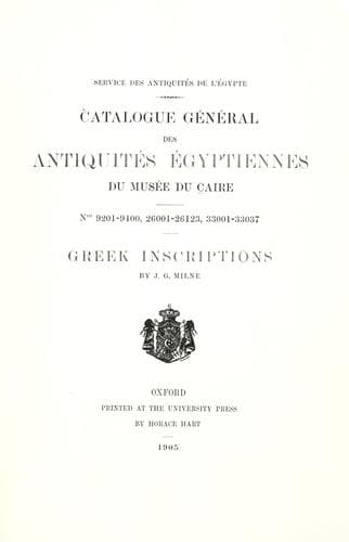 Tapa de Greek inscriptions