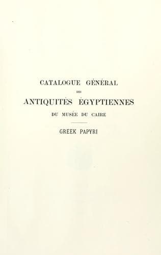 Tapa de Greek papyri