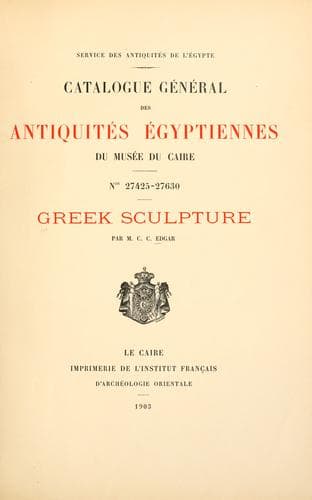 Tapa de Greek sculpture