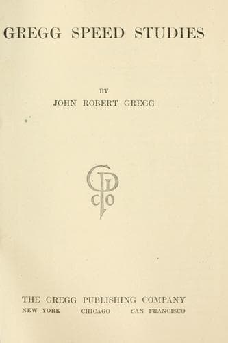 Tapa de Gregg speed studies