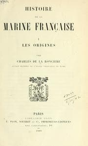 Tapa de Histoire de la marine française