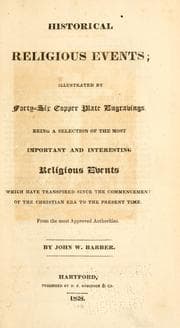 Tapa de Historical religious events