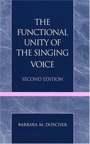 Tapa de The functional unity of the singing voice