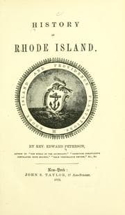 Tapa de History of Rhode Island