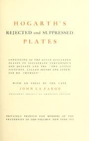 Tapa de Hogarth's rejected and suppressed plates