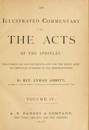 Tapa de An illustrated commentary on the Acts of the Apostles