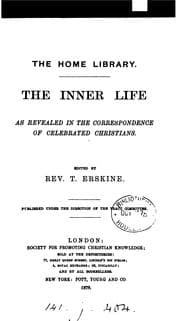 Tapa de The inner life as revealed in the correspondence of celebrated Christians
