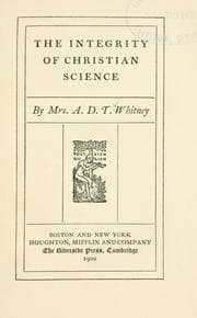 Tapa de The integrity of Christian science