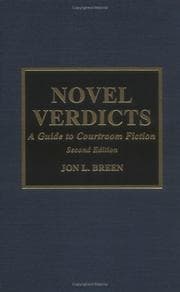Tapa de Novel verdicts