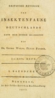 Tapa de Kritische Revision der Insektenfaune Deutschlands nach dem System